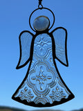 Clear Glass Angel Sun Catcher
