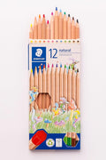 Staedtler Natural Coloured Pencils, Assorted Colours (Pack of 12)