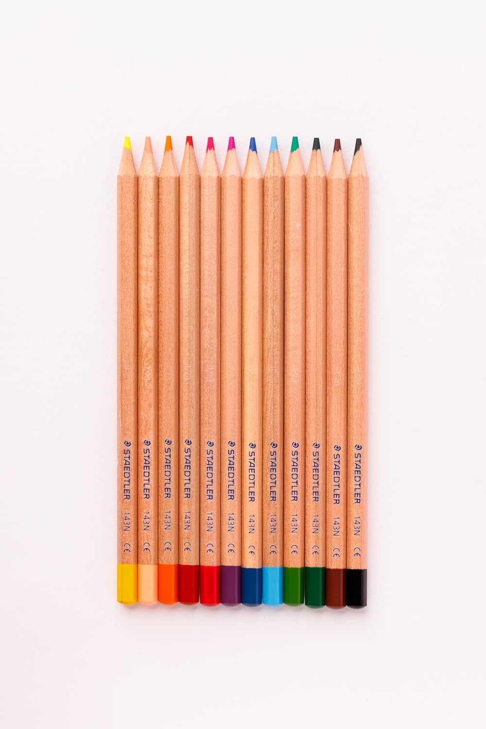 Staedtler Natural Coloured Pencils, Assorted Colours (Pack of 12)