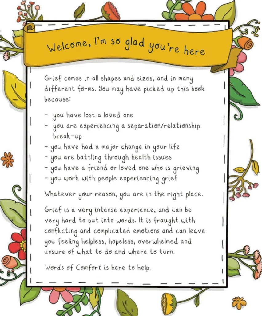 Words of Comfort, How to Find Hope